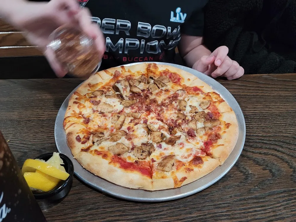 Chicken and Bacon Pizza